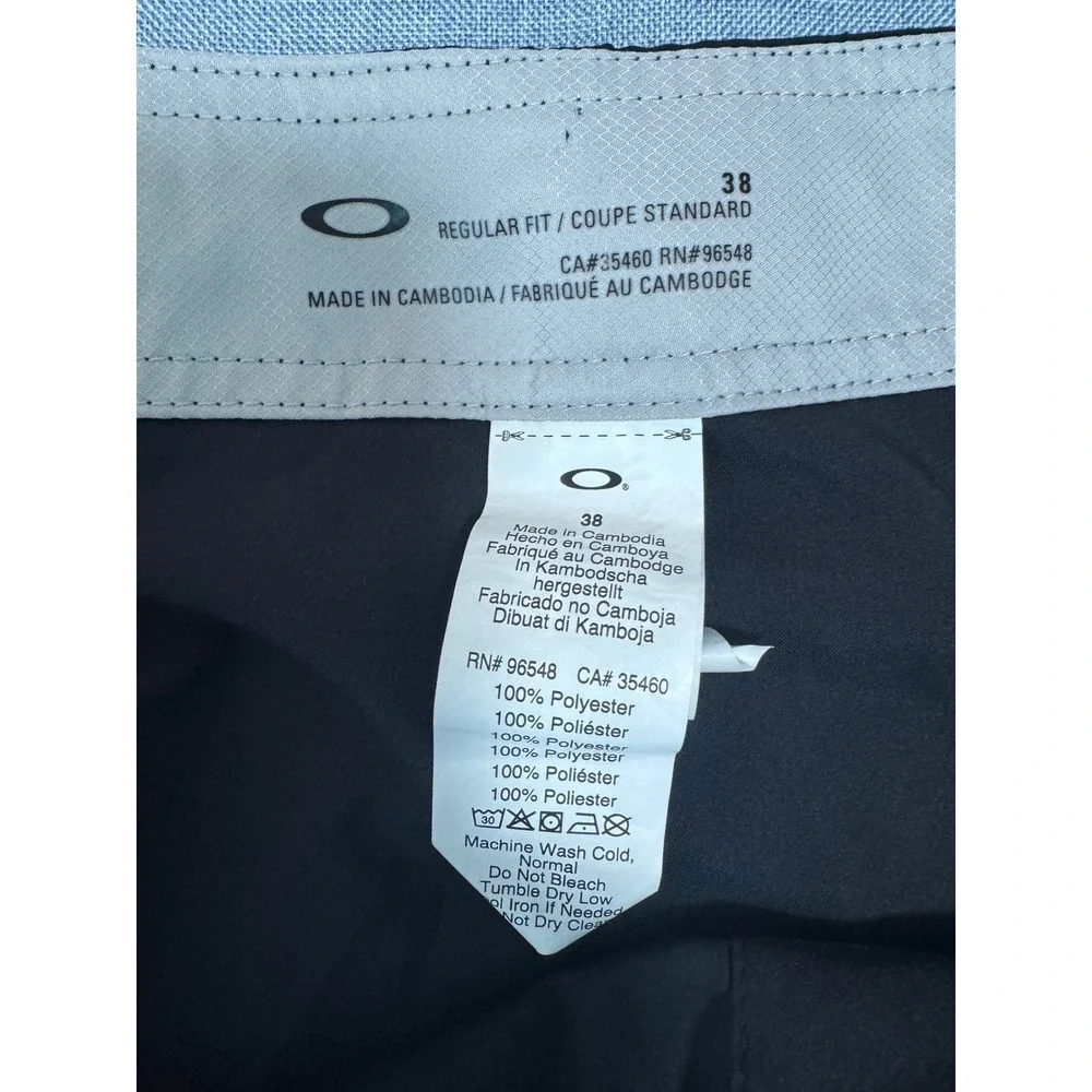 Oakley Kana 21 Mens Board Shorts Black Cargo Pocket Swim Trunks Regular Fit  38